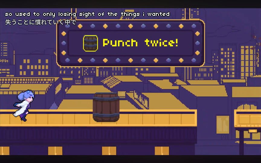 Gameplay shot of the level - taken from Rhythm Doctor Levels Daily Youtube Channel