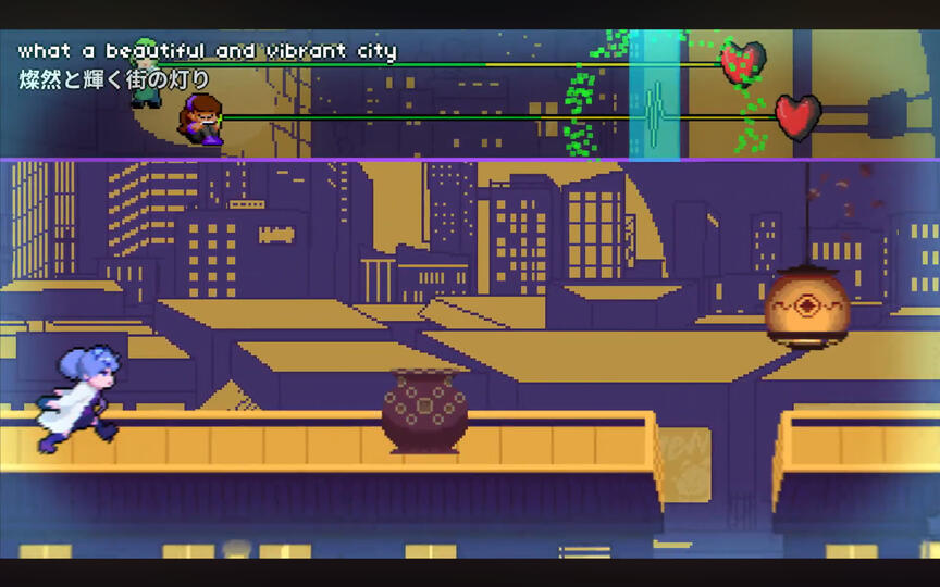 Gameplay shot of the level - taken from Rhythm Doctor Levels Daily Youtube Channel