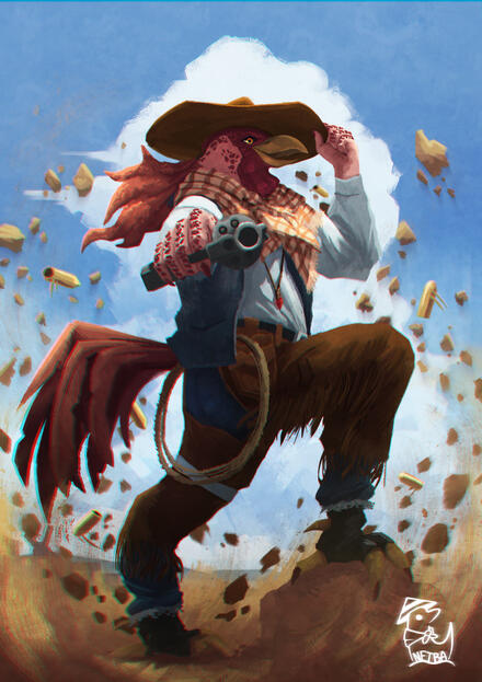 Cocky Rooster (2023) - Fanart