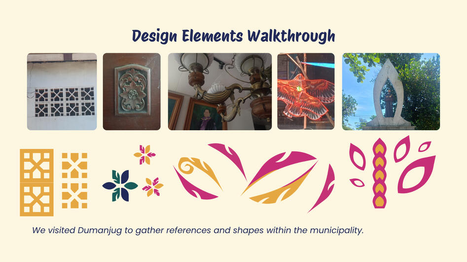 Additional elements based on the patterns and shapes we found around Dumanjug