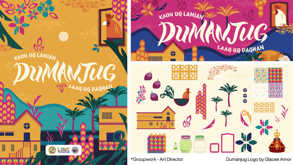 Key Visuals and Assets I made for the branding