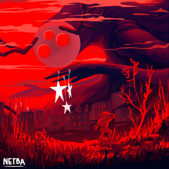 Stars - A piece inspired by cryptids and lovecraftian creatures. I believe this was after seeing the DyE Fantasy music video that both terrified and fascinated me