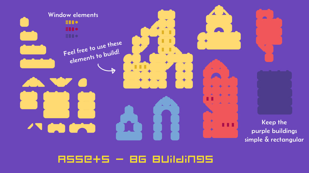 A sample of the brand deck showcasing a guide on the customizable assets.
