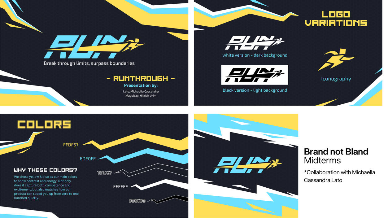 RunThrough - our midterms for the Brand not Bland electives where we conceptualized a fictional product of shoes that lets you phase through traffic and save time - In collaboration with Michaella Cassandra Lato