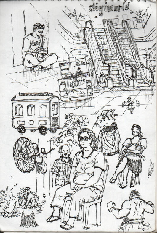 Ink Drawing