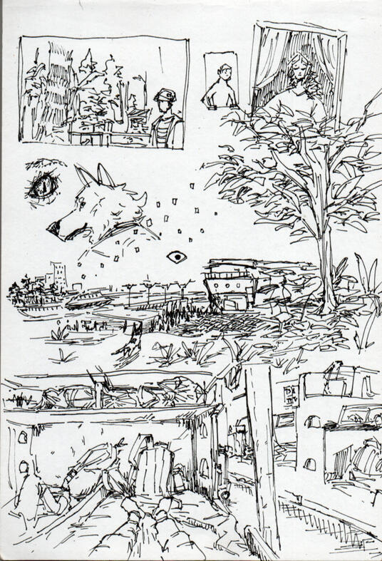 Ink Drawing