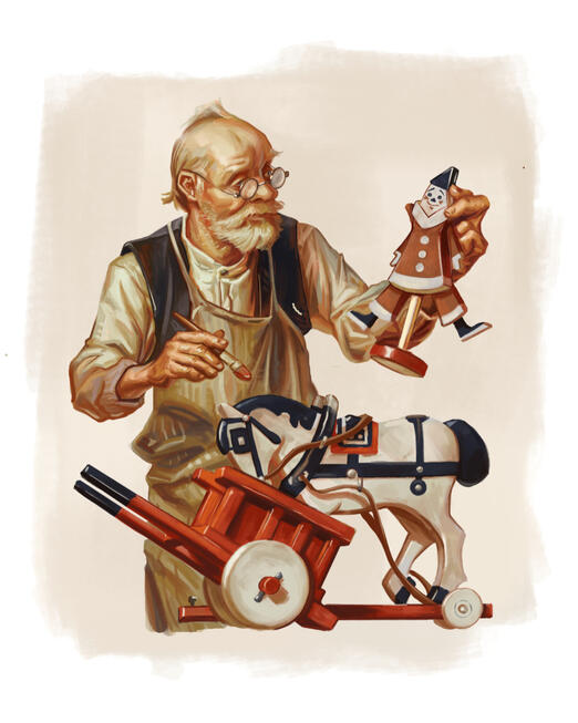 Leyendecker - The Toymaker Study